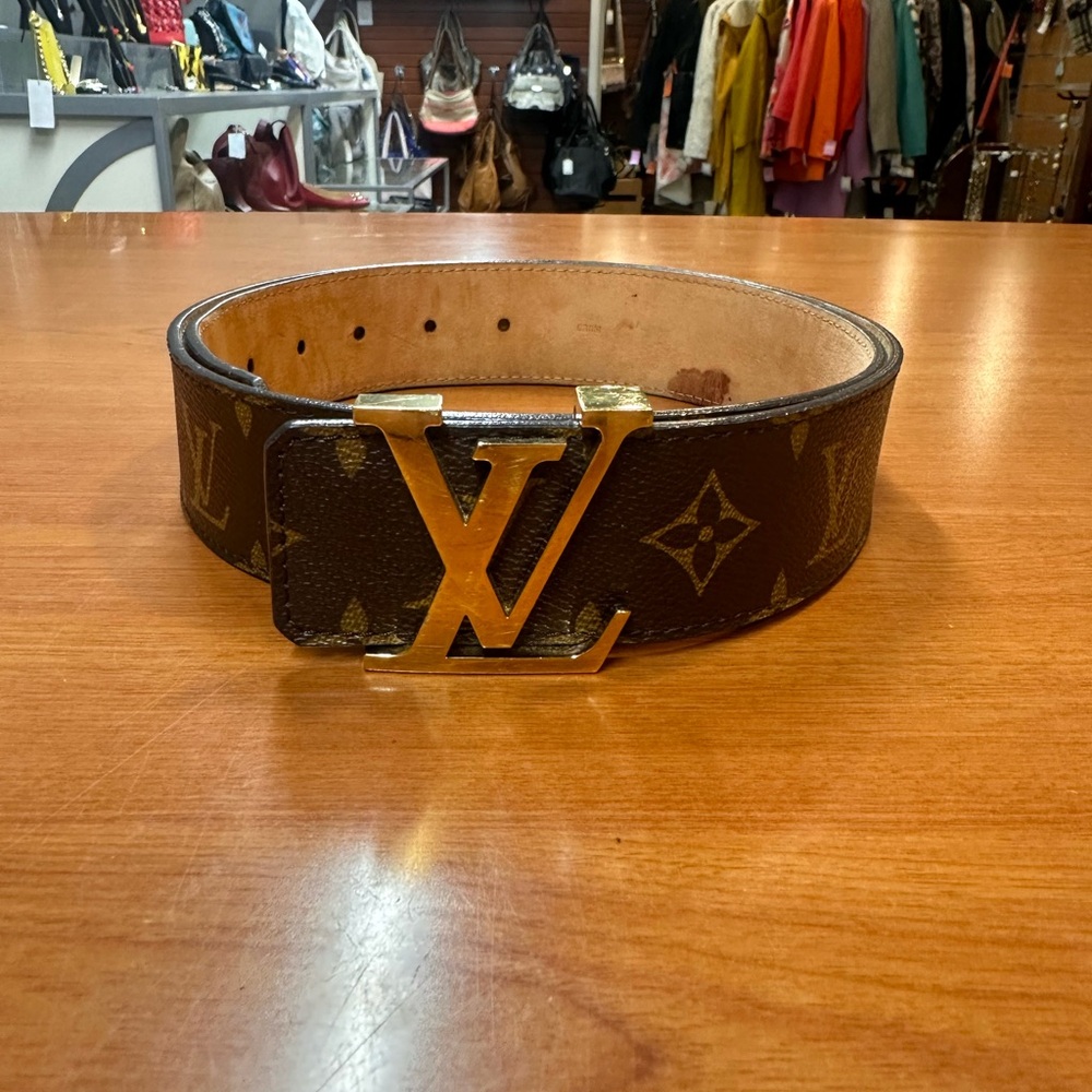 Louis Vuitton Monogram Belt - Size 36